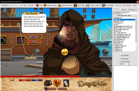Legit DragonFable Trainer 5.0 .